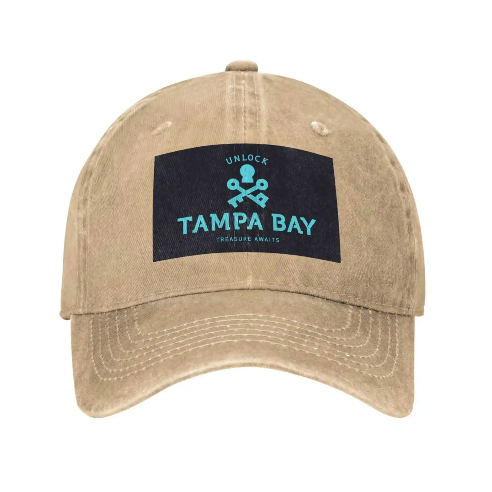 

Высококачественная джинсовая бейсбольная кепка Tampa Bay с логотипом