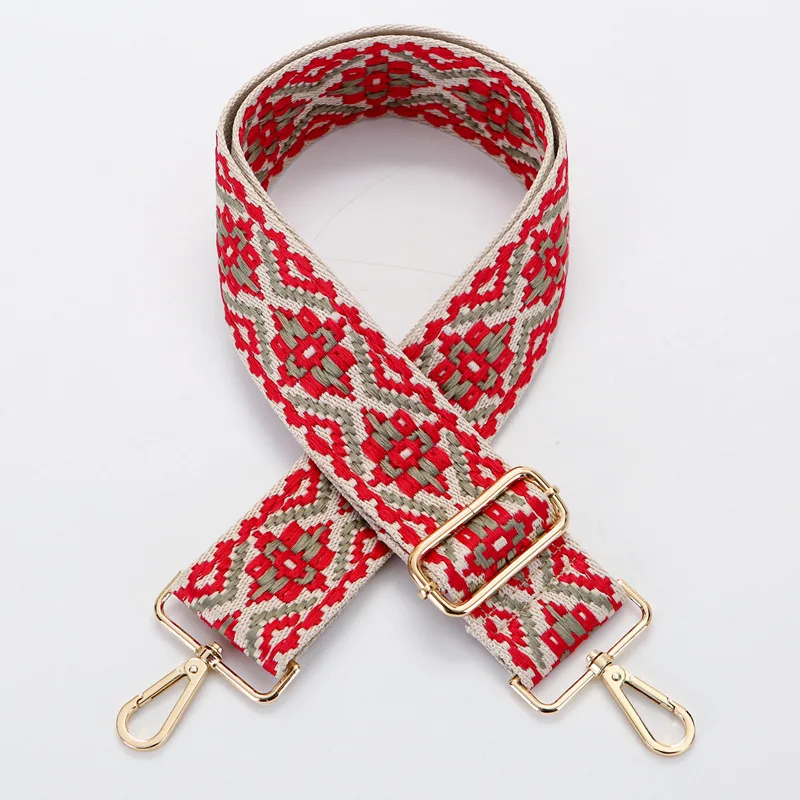 New Women Wide 5Cm  Fashion  Handbags Ethnic Style Widened And Thickened Straps Adjustable   Belts Handbag StrapsStrap