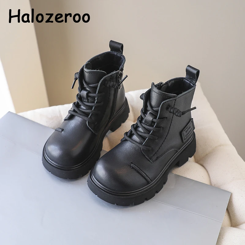 

Ботинки детские из натуральной кожи, на осень