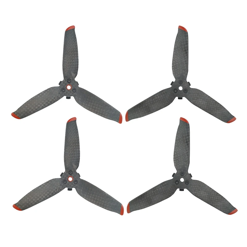 

Botique-4Pcs Carbon Fiber Drone Propellers Low Noise Durable Lightweight Quick Release Blades For DJI FPV Combo Drone Accessory
