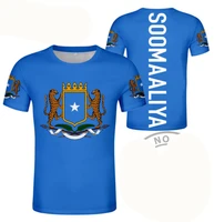 somalia t shirt diy free custom photo name number som t shirt nation flag soomaaliya federal republic somali print text clothing