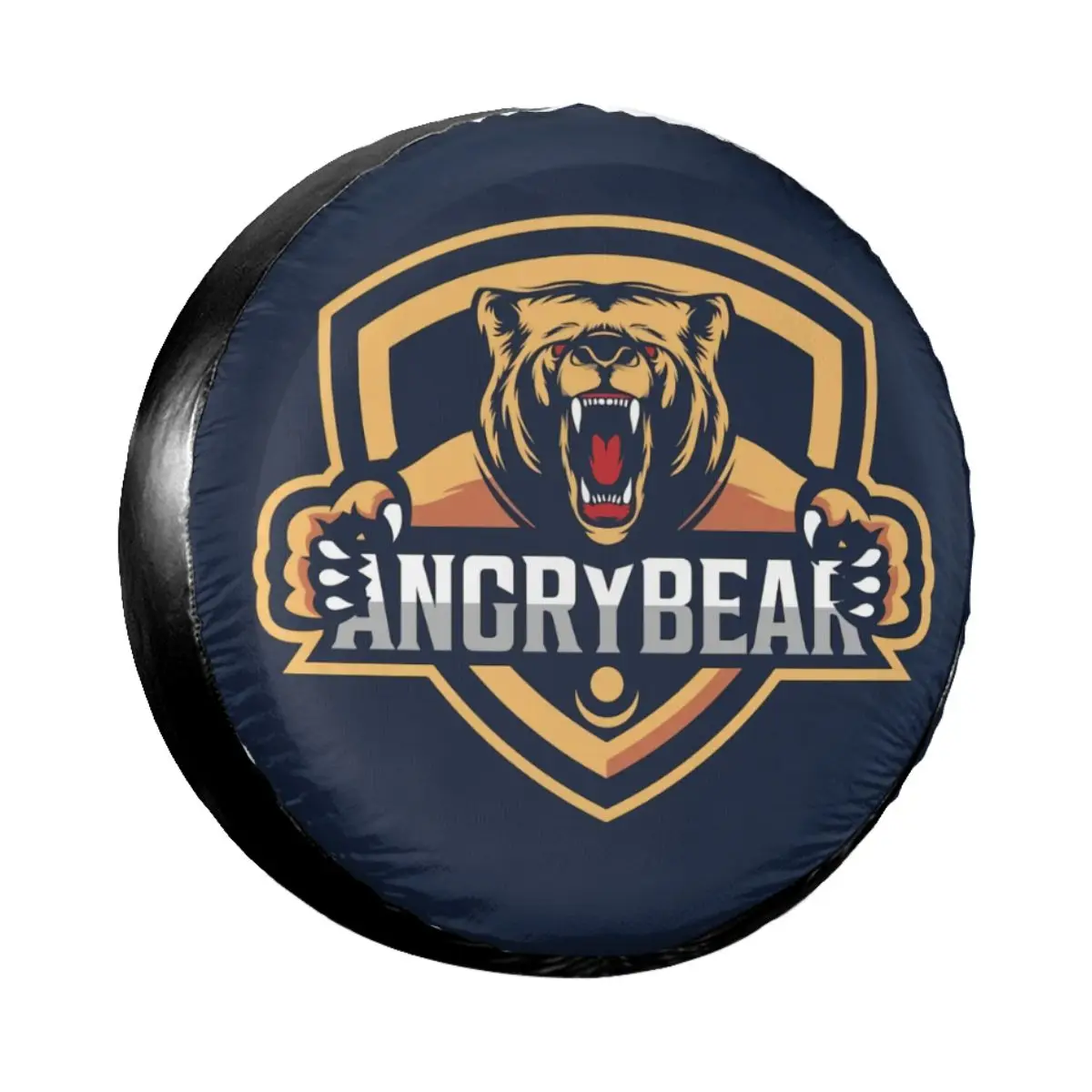 

Angry Bear Spare Tire Cover for Jeep Pajero Custom Dust-Proof Car Wheel Covers 14" 15" 16" 17" Inch