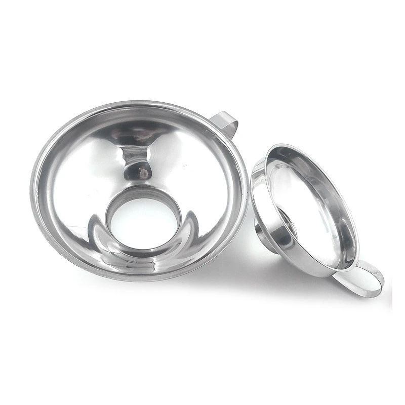 

Консервная Воронка Из Нержавеющей Стали с широким горлом, консервная Воронка с фильтром, герметичная широкогорлая банка для масла, вина, кухонные инструменты для приготовления пищи