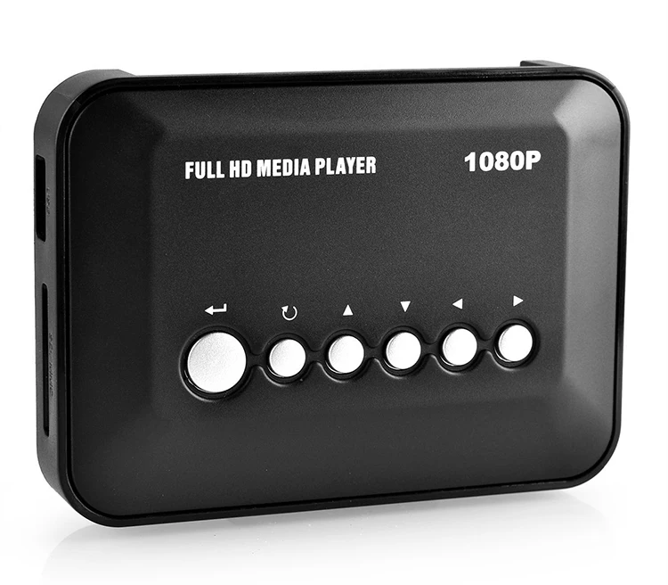 New Full HD Media Player Mini 1080P Multimedia Player Mini HD Media Box Support HD USB SD/MMC With Retail Package