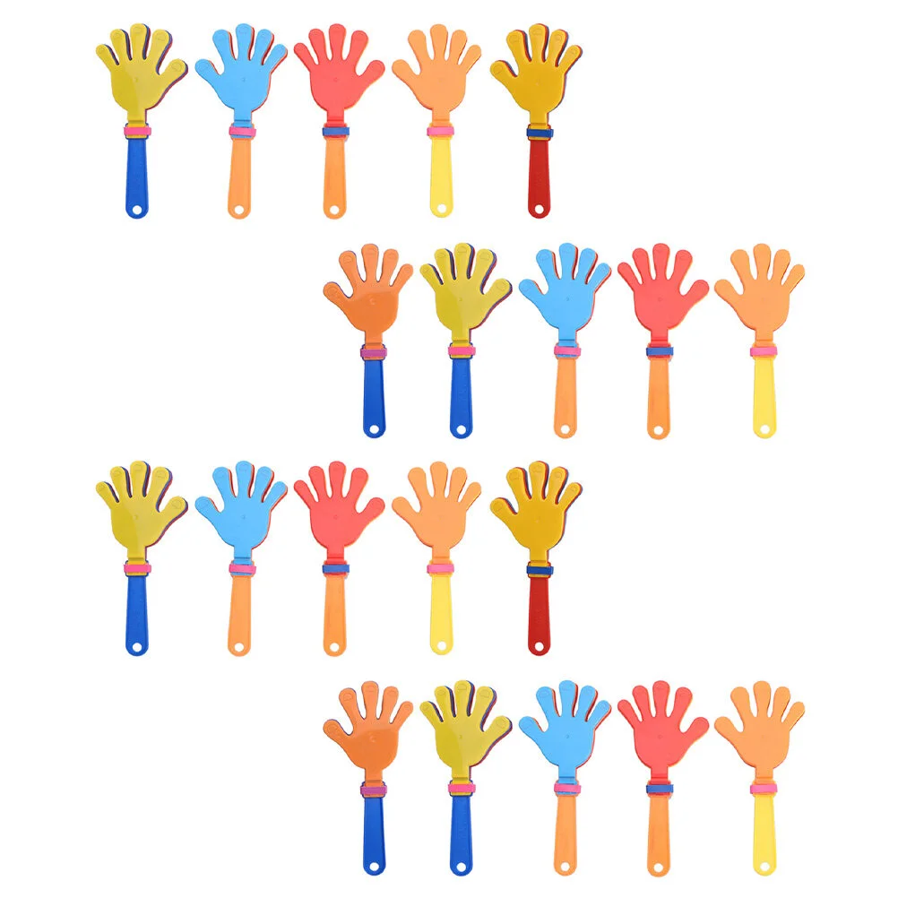

20 Pcs Palm Clap Mini Toy Fiver Fingers Funny Hand Noise Maker Hands Clapping Kids' Plaything Abs Noisemaker Child