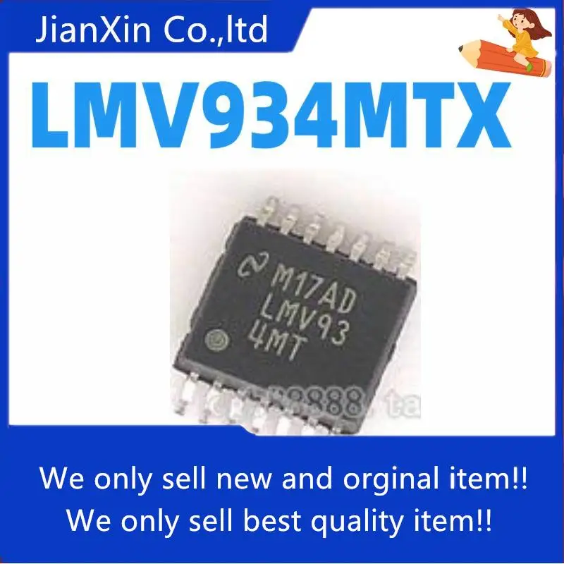 

10 шт. 100% оригинальный новый LMV934MT LMV934MTX TSSOP14 рабочий усилитель