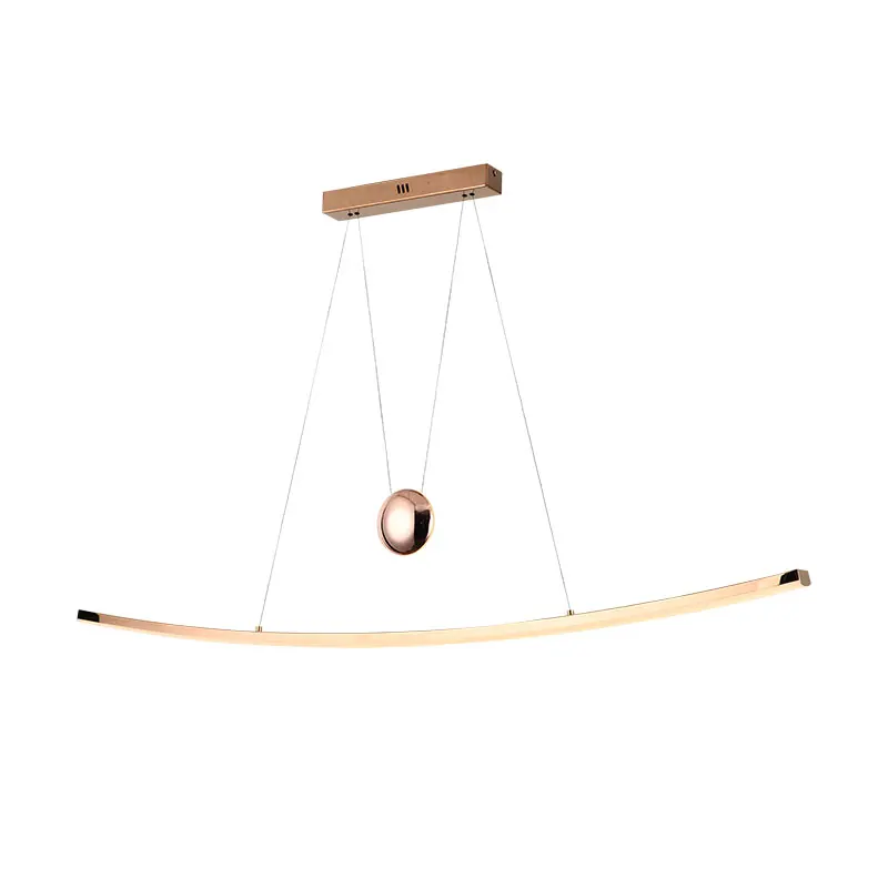 

Современная простая люстра из нержавеющей стали, подъемная люстра, роскошная светодиодная Люстра для ресторана, Подвесная лампа