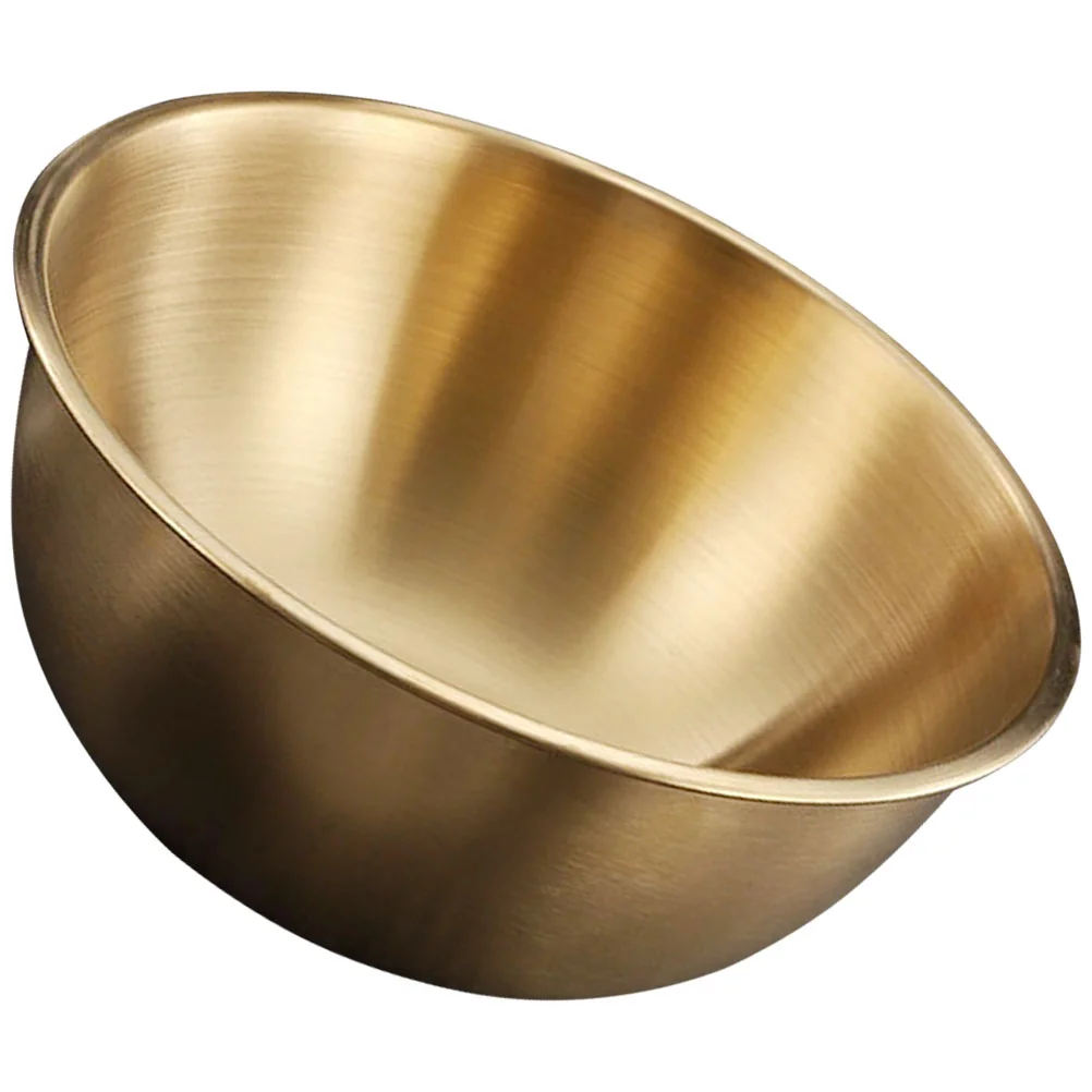 

Bowl Bowls Salad Metalkorean Mixing Soup Serving Steel Stainless Fruit Dinner Egg Kitchen Camping Preservation Noodle Cream Ice