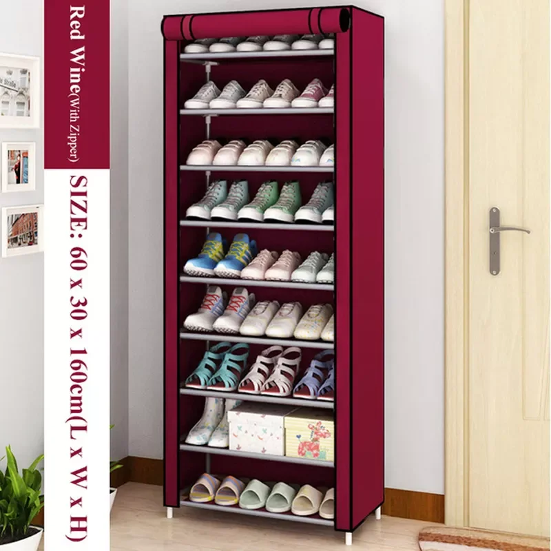 

NEW2023 Multi-layer Shoe Cabinet DIY Assembled Dustproof Shelf Hallway Space Saving Storage Organizer Holder Home Furniture Shoe