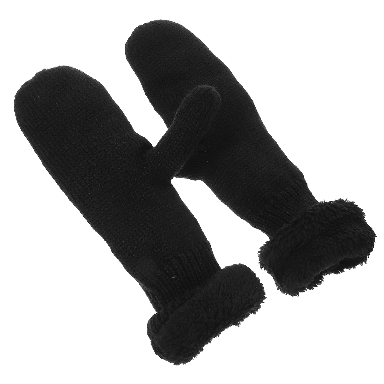 

Fleece Warm Gloves Travel Thick Korean Version Wear-resistant Thickened Winter Knitting Compact