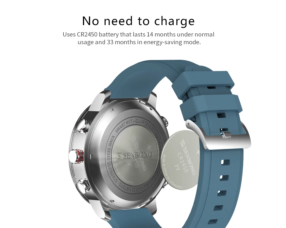 NX02 Sport Activity Tracker Calories Pedometer Smartwatch Stopwatch Call SMS Reminder 33-month Standby Time Smart Watch