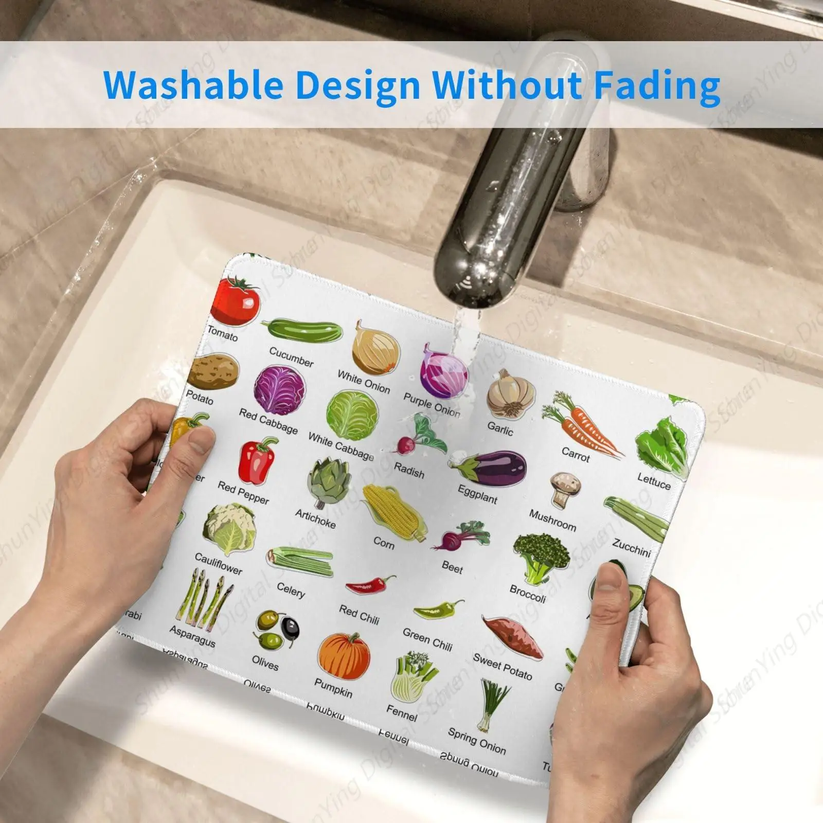 Различные резиновые противоскользящие коврики для мыши с растительным принтом и