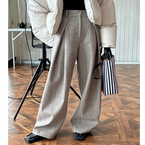 Sherhure женские шерстяные брюки