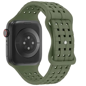 Силиконовый ремешок Ocean для Apple watch band 49 мм 44 мм 40 мм 45 мм 41 мм 42 мм 38 мм 40 44 45 мм, iWatch Series 7 6 3 SE Ultra 8