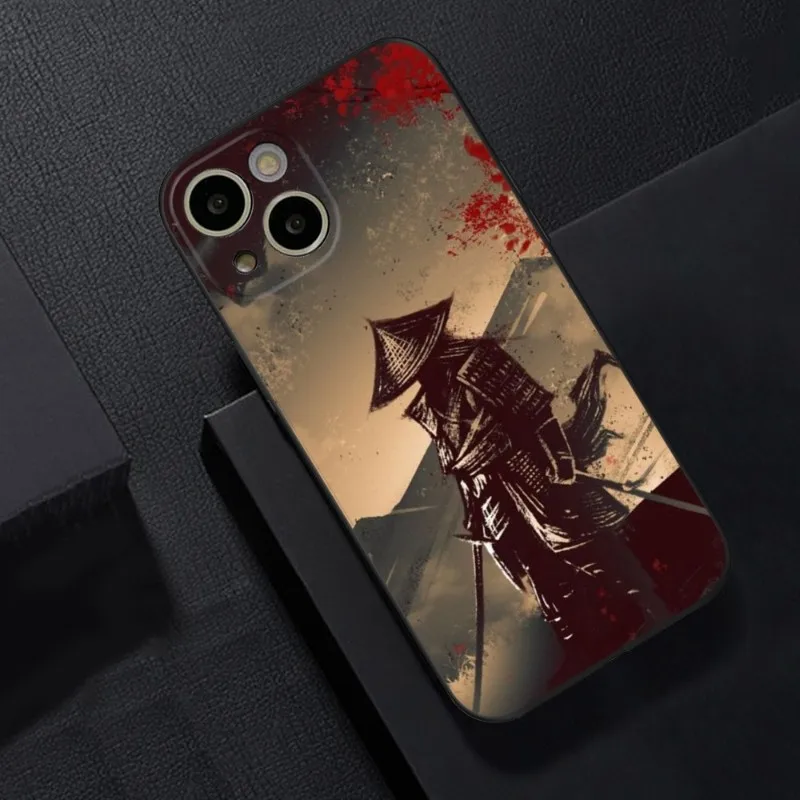 Samurai Japan Ghost Art Phone Case FOR IPhone 7 8 Plus X XS XR XSmax 11 12 13 14 pro promax 12 13mini 14plus