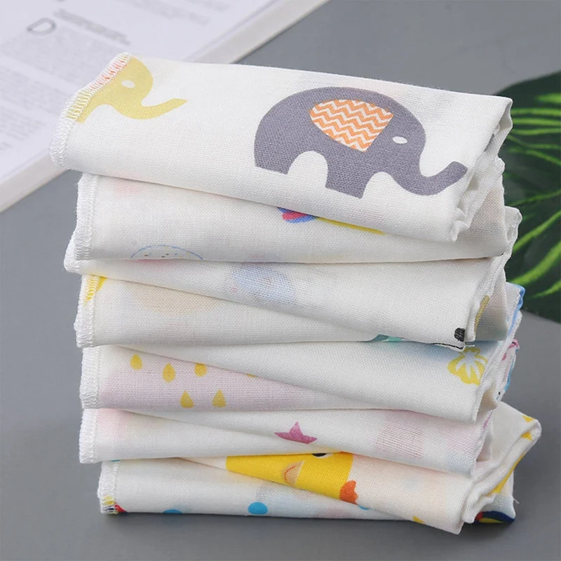

4pcs Set Baby Washcloth Handkerchief Small Towel Soft Sapu Tangan Lembut Tuala Saliva Mandi Flannel