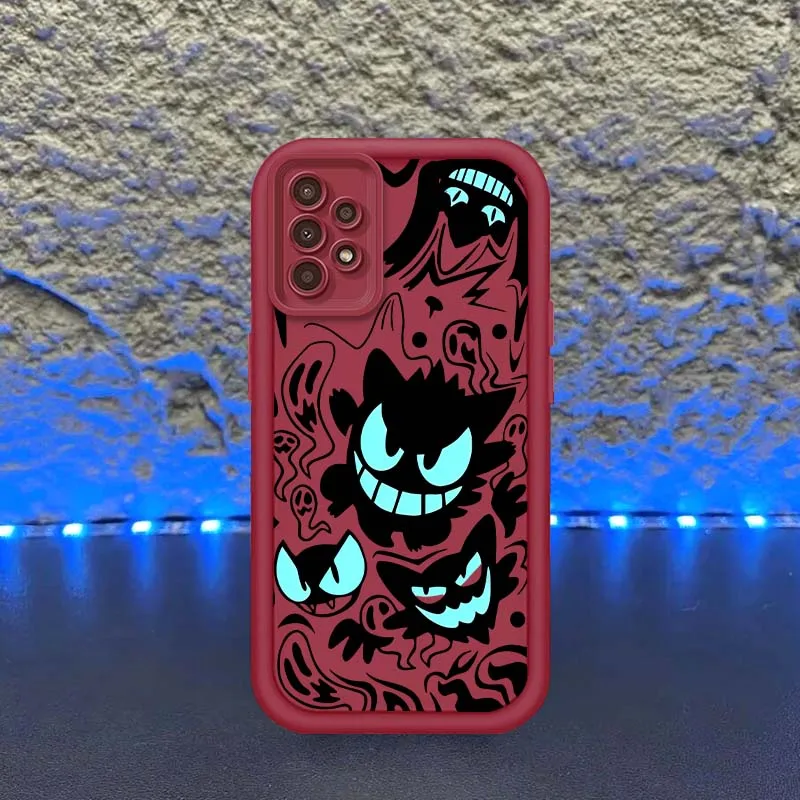 Фото P-Pokemones G-Gengars для Samsung A73 A72 A56 A55 A54 A53 A35 A32 A25 A23 A21s A14 A05 5G Лестница для глаз №5