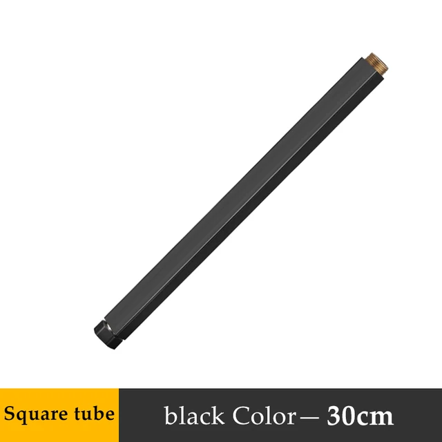 Удлинитель для душа квадратный из нержавеющей стали, 30 см | АлиЭкспресс