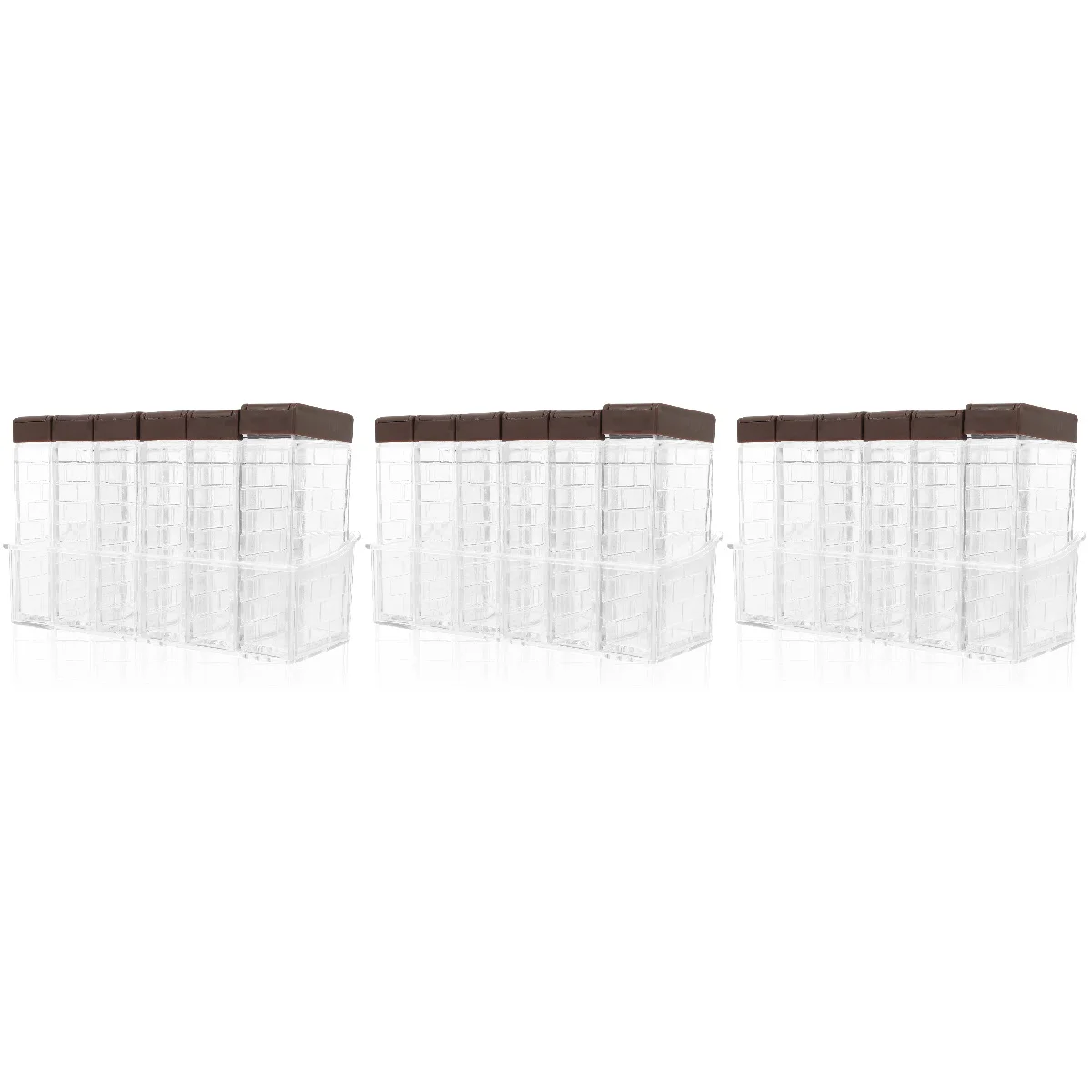 

3 Sets Reusable Organizer Seasoning Containers Kitchen Supplies Seasoning Bottles for Home Kitchen Restaurant
