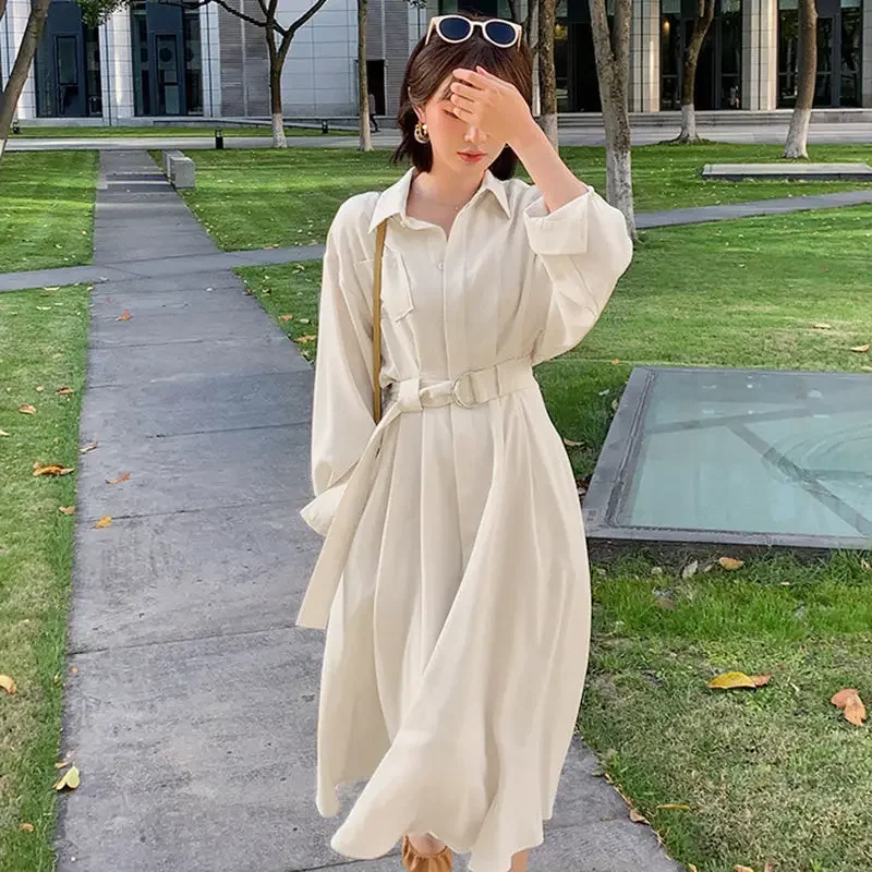 2024 Spring Autumn New Style Gentlemen's Dress French Fit Waist-fitted Coat Elegant Skirt Fashionable Romantic