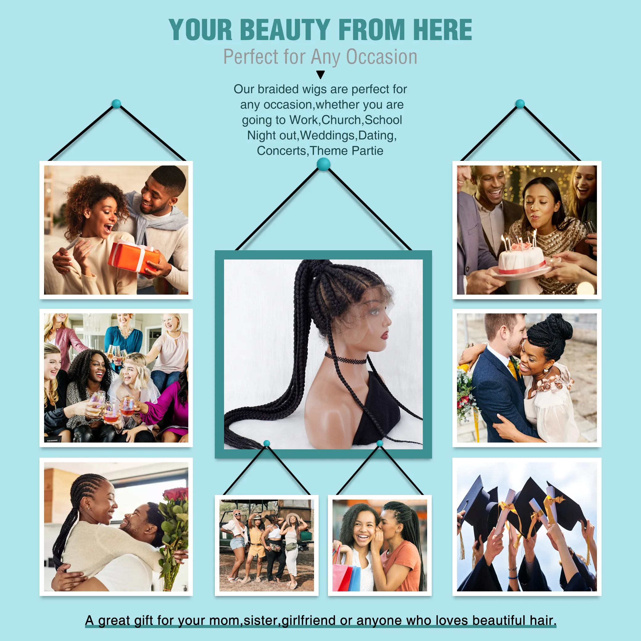 Рисунок 6 - Парик Akono Плетеный женский