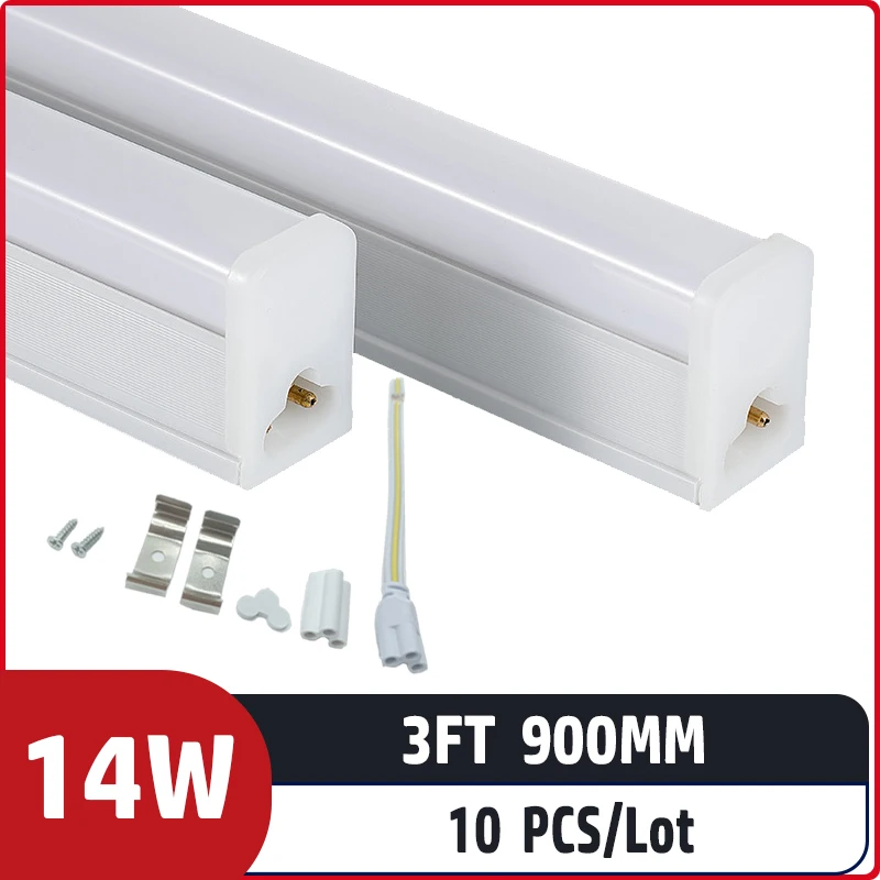 10 шт./партия флуоресцентная лампа для домашнего освещения T5