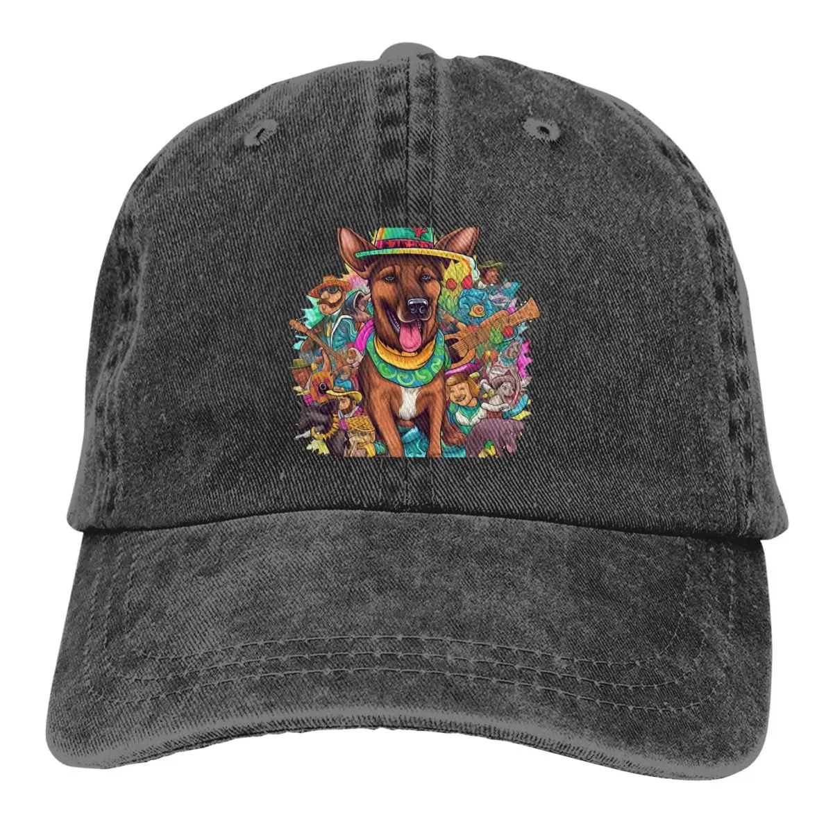 

Summer Cap Sun Visor Mexican Hip Hop Caps German Shepherd Cowboy Hat Peaked Hats