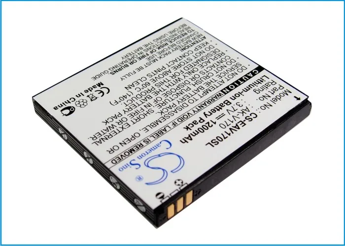 

CS 1200mAh / 4.44Wh battery for Emporia AK-V170, Life+, Lifeplus AK-V170