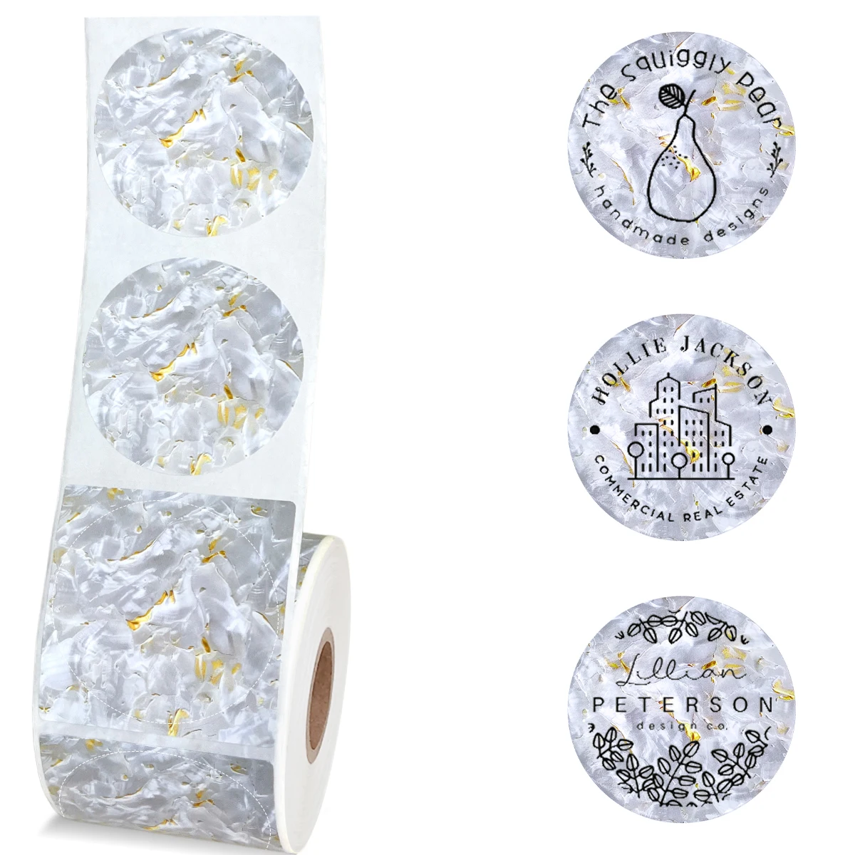 

Круглые термоэтикетки Marklife 500 шт.