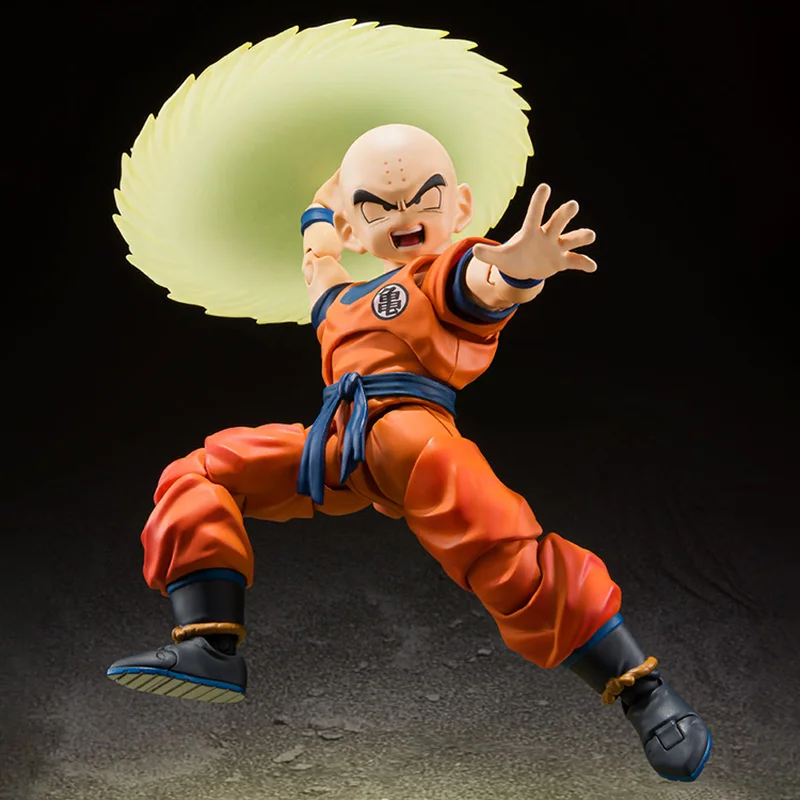 Фигурки BANDAI S.H. Фигурarts Dragon Ball Z Kuririn сильнейший Earthman готовый продукт подвижная