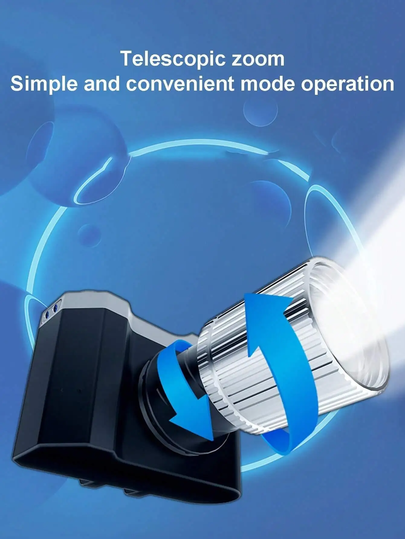 Сильный свет светодиодный индукционный фонарь перезаряжаемый налобный