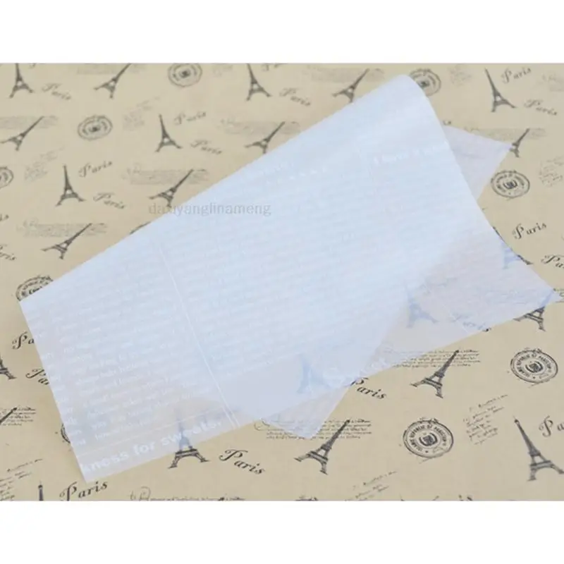 100 шт., антипригарная бумага для выпечки, 22 х25 см