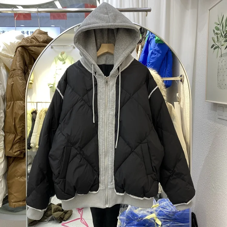 New Women Down Jacket Casual Style Autumn Winter Coats And Parkas Female Outwear