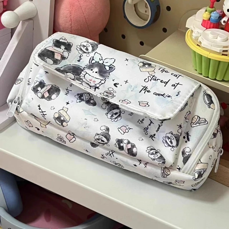 

Зимний пенал с котом