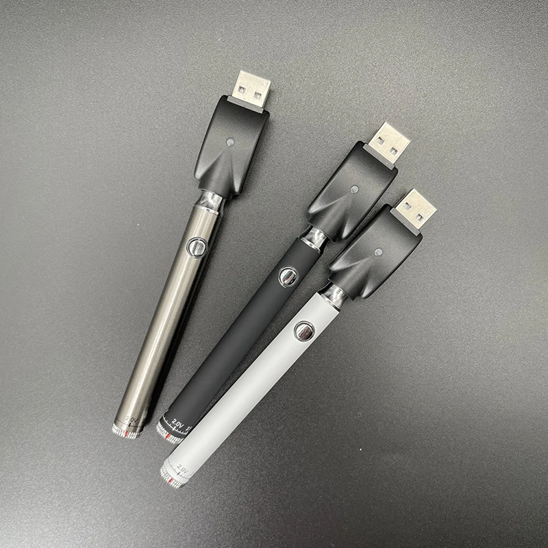 

5 шт. Twist 3 VV Preheat Battery 510 button 2,0 V-4,0 V Регулировка напряжения батарея eCartridge Tank Подходит для испарителя ego-t vape pen