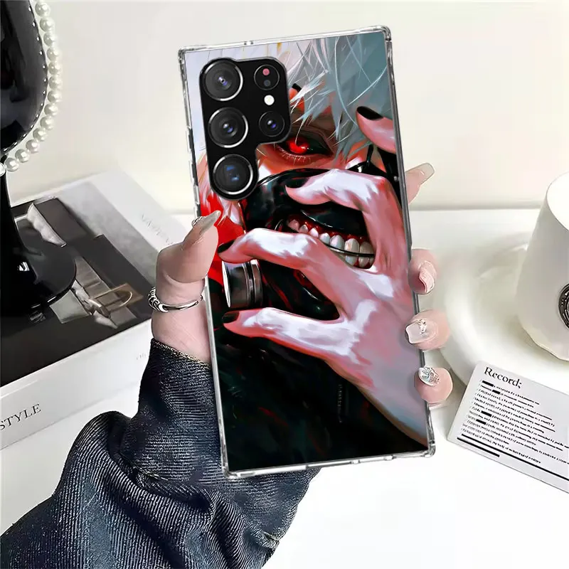 Фото Мягкий чехол G-Ghoul Tokyo Kaneki Ken для Samsung Galaxy S22 S23 S24 S25 Edge S26 Ultra S20 FE S21 Plus + Fundas Coque Galaxy №5
