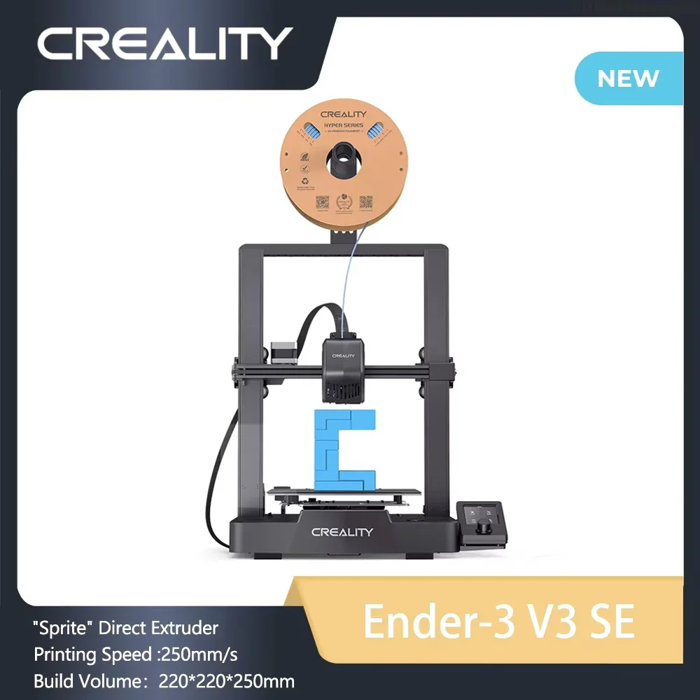 Оригинальный 3D-принтер Creality Ender-3 V3 SE Sprite прямая экструзия 250 мм/с быстрая скорость