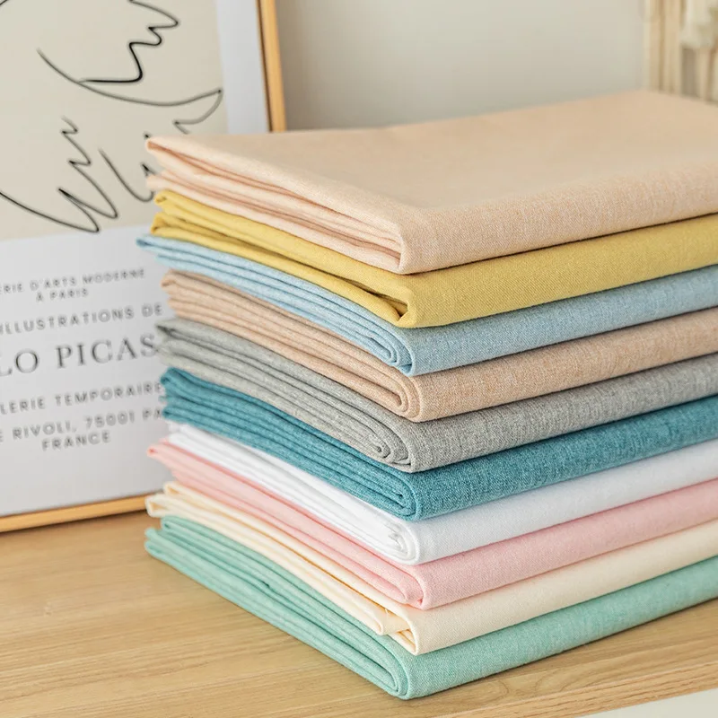 

Pure color cotton and linen round table cloth_AN2909