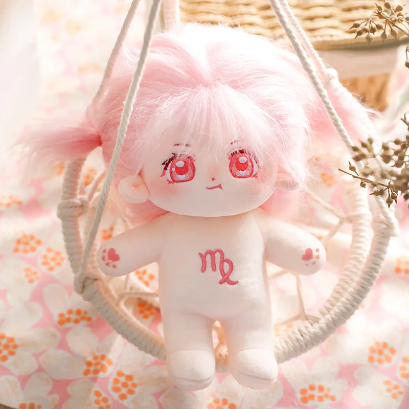 

Virgo No Attributes Dolls 20cm Kawaii 8/23 - 9/22 Month Birthday Dolls Toys Fans Collection Children Gifts