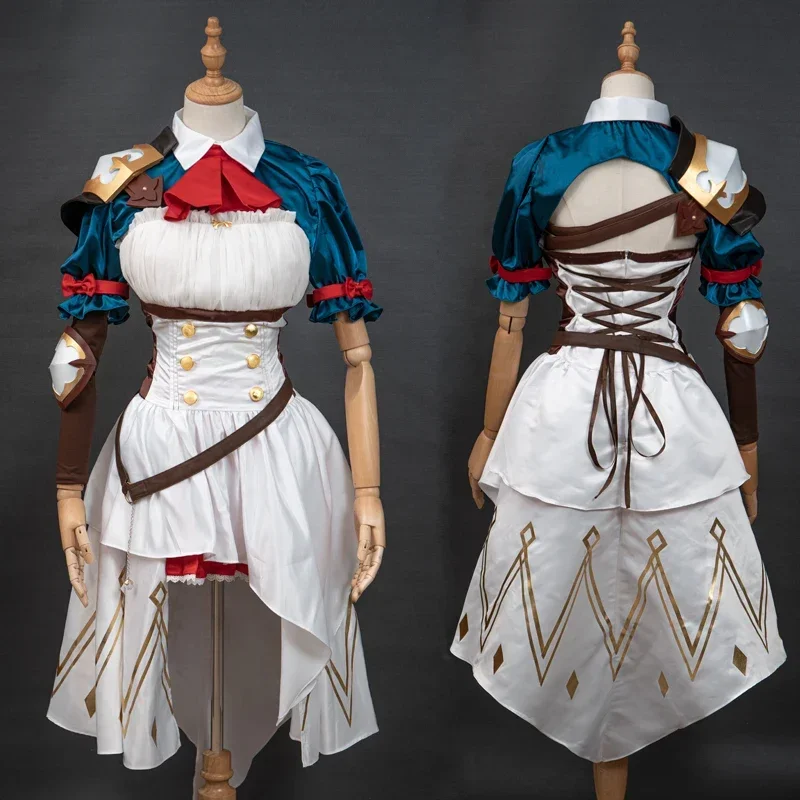 Аниме!Принцесса Connect! Re:Dive Pecorine милое платье принцессы униформа карнавальный