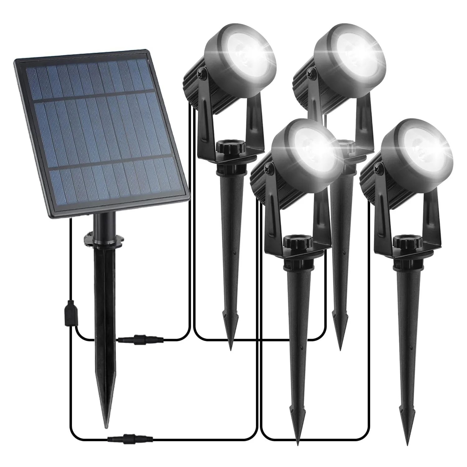 

Солнечный прожектор 1/2/4/6 светодиодов IP65