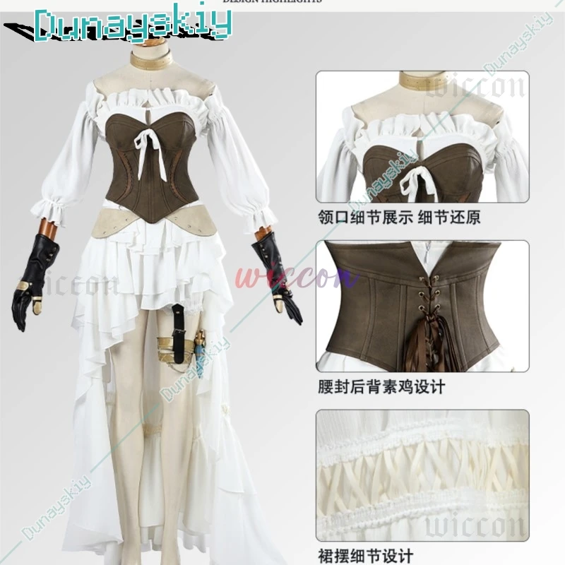 Neo-Ishgardian Healing Set Косплей Костюм Игра FF Ижгард Женский Платье FF14