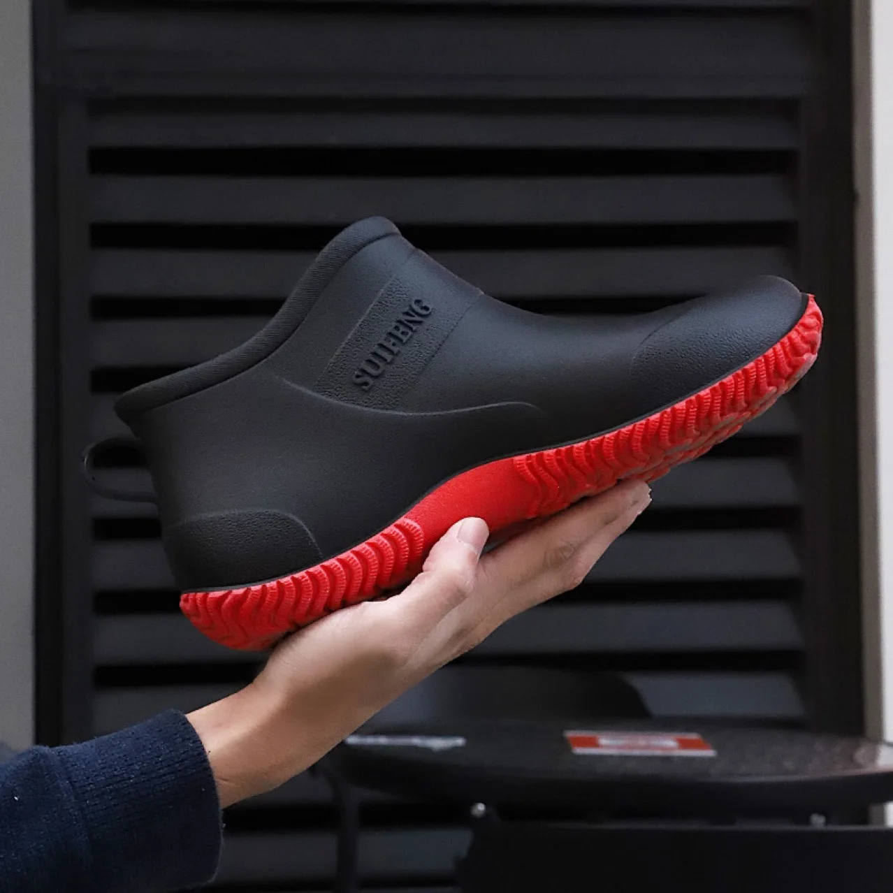 

Fashionable Unisex Rain Boots Men's Comfortable Work Rain Boots Kitchen Non-slip Waterproof Special Shoes Outdoor Fishing Boots