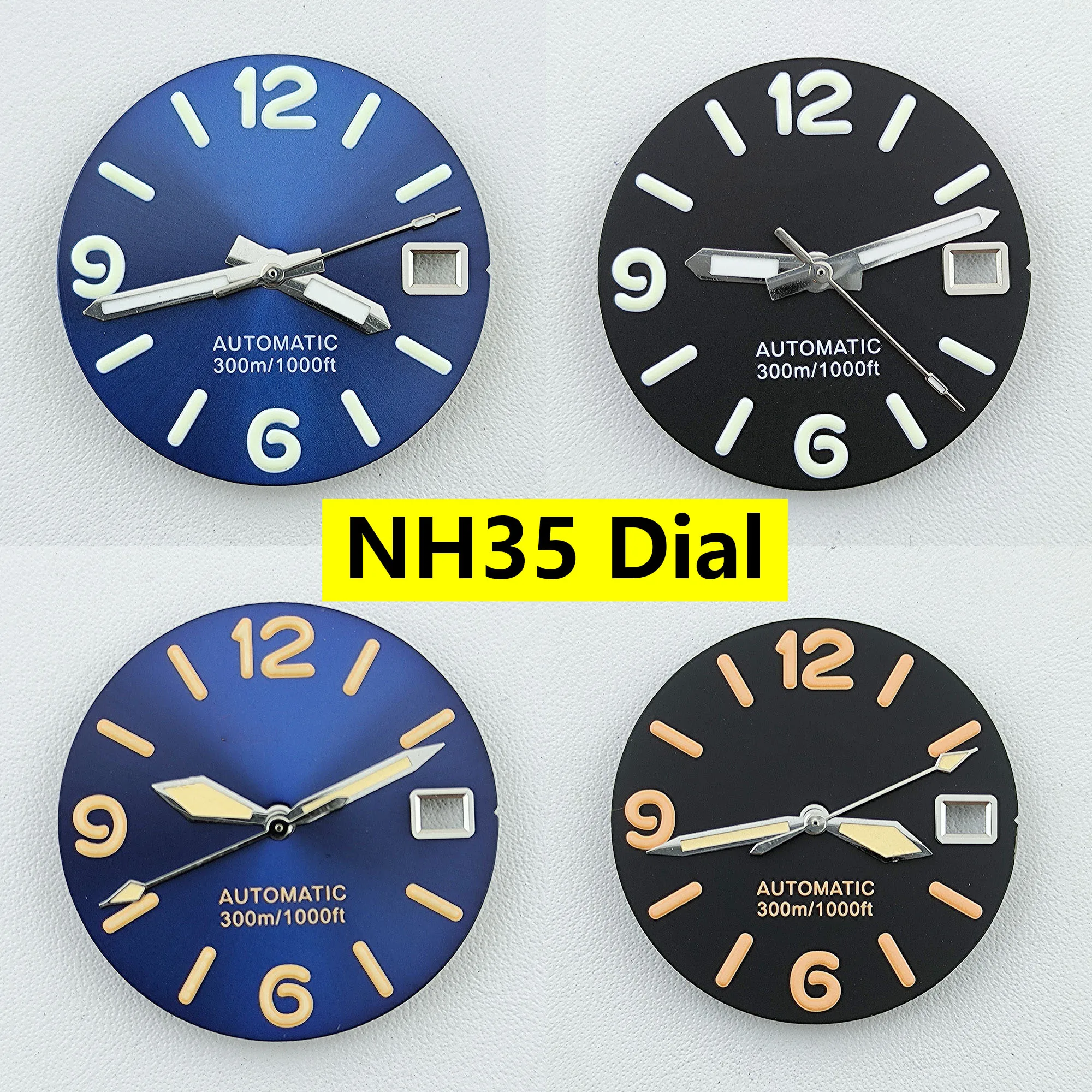 

Зеленые циферблаты для часов NH35/NH36