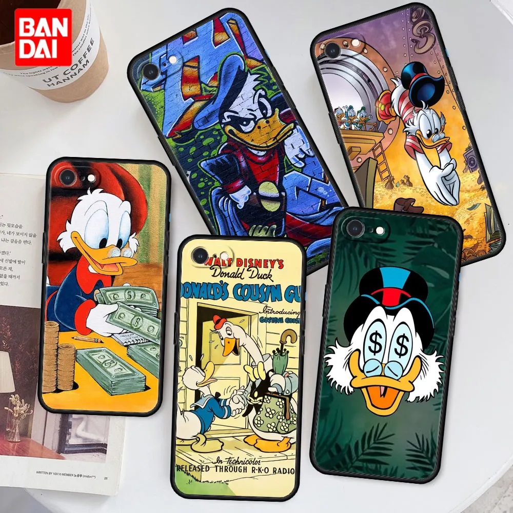 

Disney Donald Duck Cartoon Phone Case for Apple iPhone 8 7 6 6s Plus X XS Max XR Se 2020 7plus 8plus Xsmax Shell Bag Soft