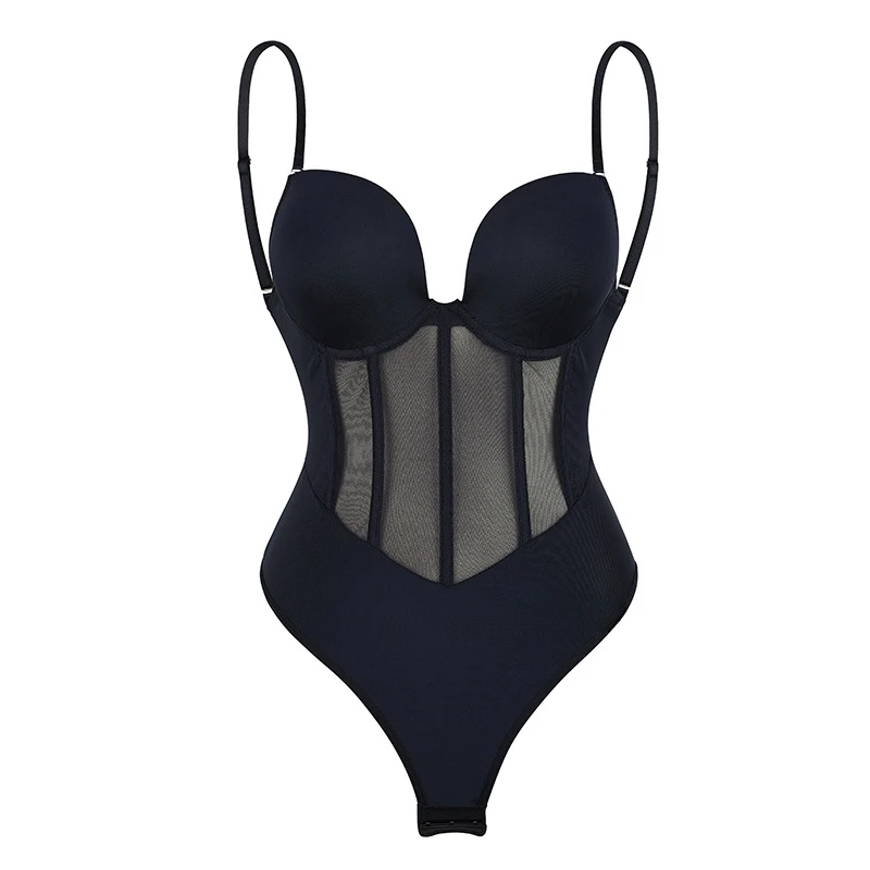 

Underwear Waist Slimming Breathable Shaping Bodysuit Black Skin Colors Sexy Waist and Chest Support Underbust Korsett Women