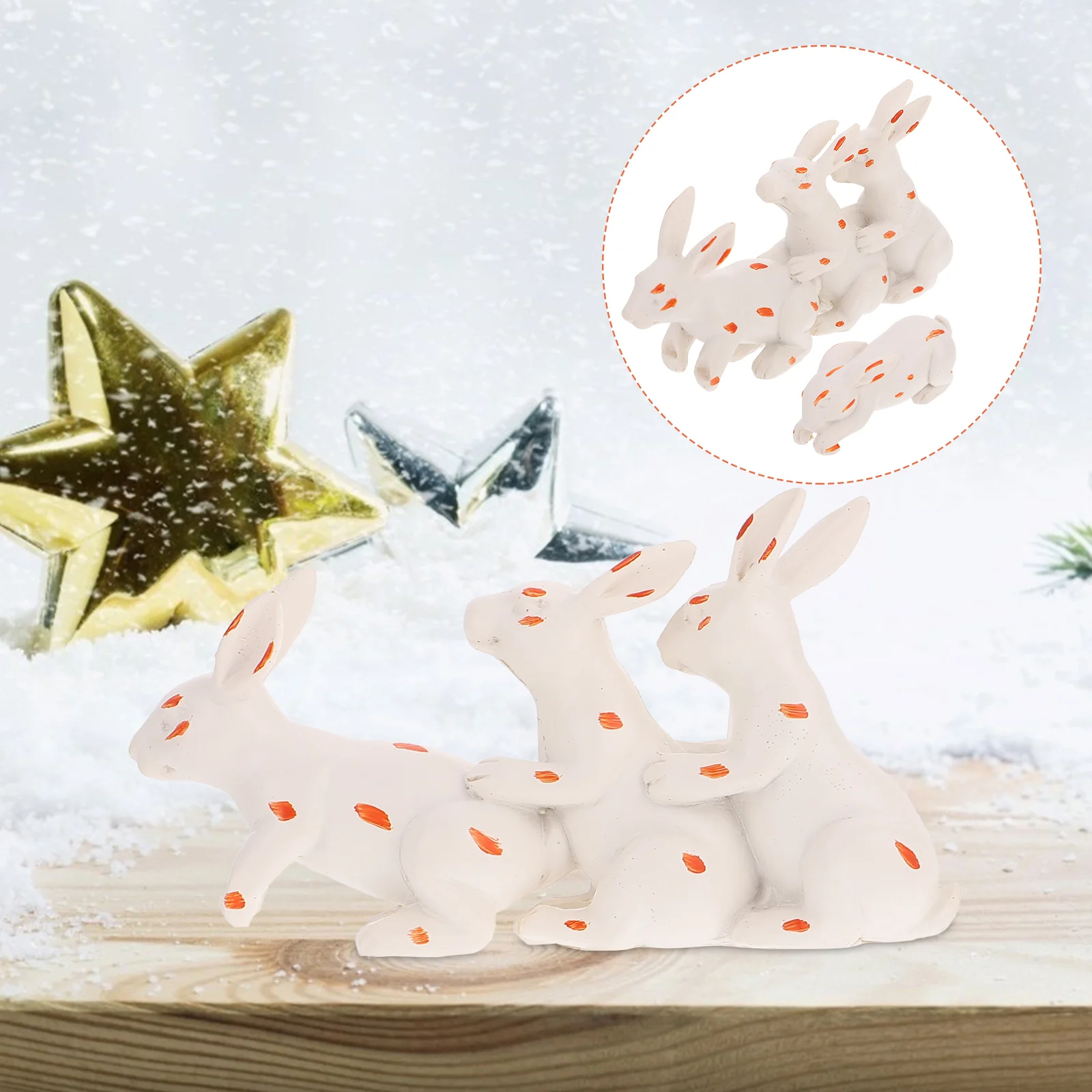 

1 Набор, моделирующие фигурки кроликов на Пасху