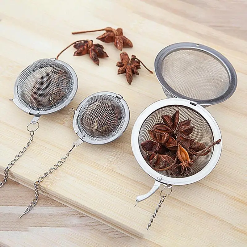 

10 Pcs Tea Infuser Stainless Steel Tea Strainers Loose Leaf Tea Tea Infuser Filters Extended For Tea Making Stewing Decocting