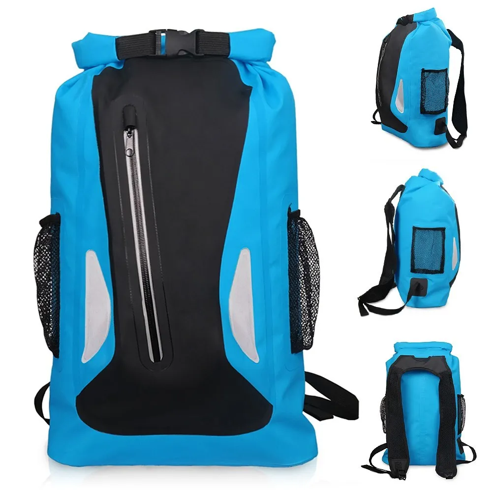 

Waterproof Dry Bag 25L Reflective Dry Sack Roll Top Dry Sack Lightweight Camping Gear Bag Mountaineering Bag Sport Backpack