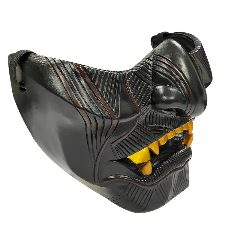 Маска Ghost of Tsushima Jin Sakai половина лица самурайский воин реквизит для маска